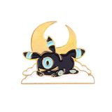  Huy hiệu pin cài áo hình Pokemon Espeon Umbreon 