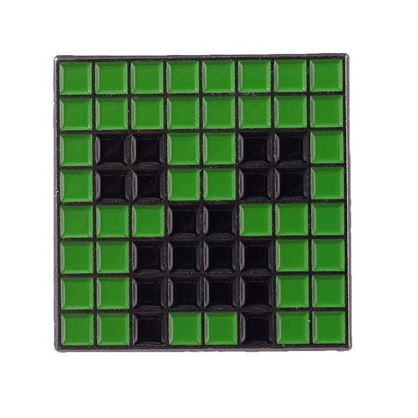 Ghim trang trí túi xách Huy hiệu pin cài áo Minecraft Creeper & Kiếm