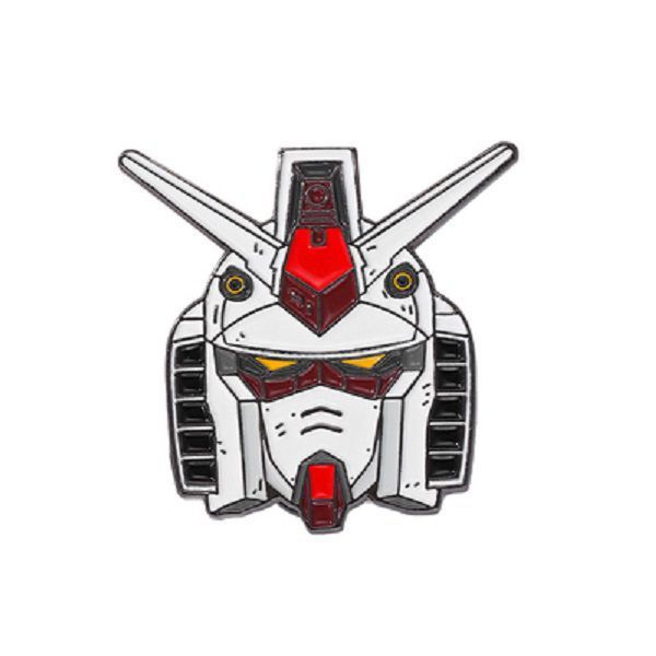  Huy hiệu pin cài áo hình đầu Mobile Suit Gundam 