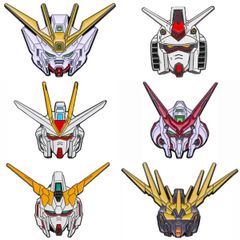 Huy hiệu pin cài áo hình đầu Mobile Suit Gundam