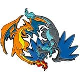  Huy hiệu pin cài áo Pokemon Mega Charizard X Y 