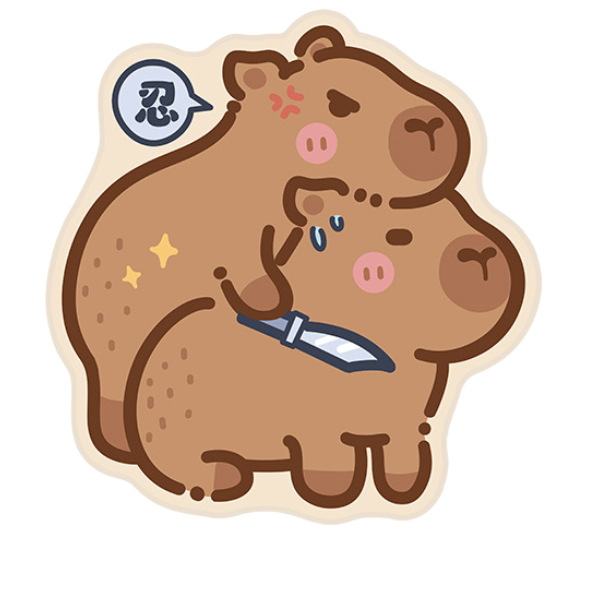  Lót Chuột Trang Trí Bo Viền Capybara Vol 1 