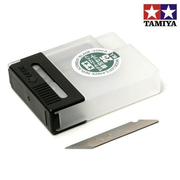 Set 25 lưỡi dao thay thế cho Modeler's Knife dao cắt gọt mô hình Tamiya