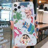  Ốp Điện Thoại iPhone 16 Pro/Pro Max Crayon Shin Chan Siêu Nhân 