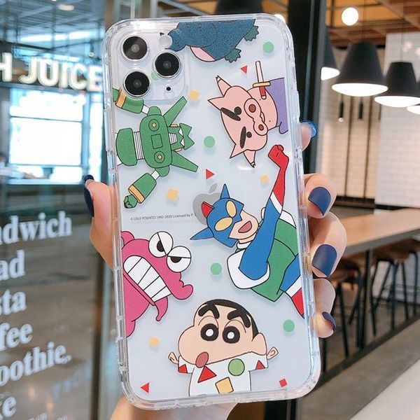  Ốp Điện Thoại iPhone 16 Pro/Pro Max Crayon Shin Chan Siêu Nhân 