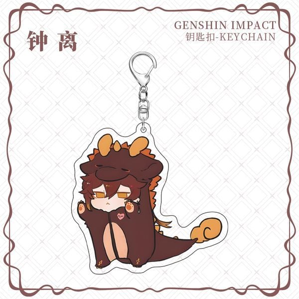  Móc khóa nhân vật Genshin Impact Pyjama Vol 2 