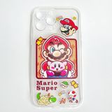  Ốp lưng cho iPhone 13/Pro/Pro Max hình game Super Mario Kirby 