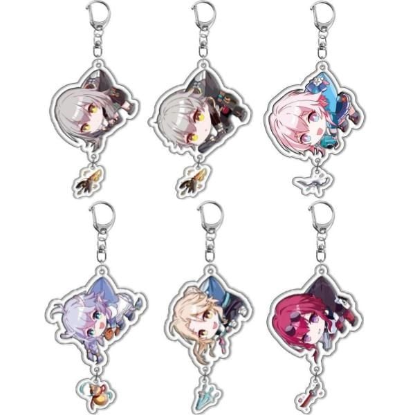  Móc khóa acrylic Honkai Star Rail kèm vũ khí Vol 1 