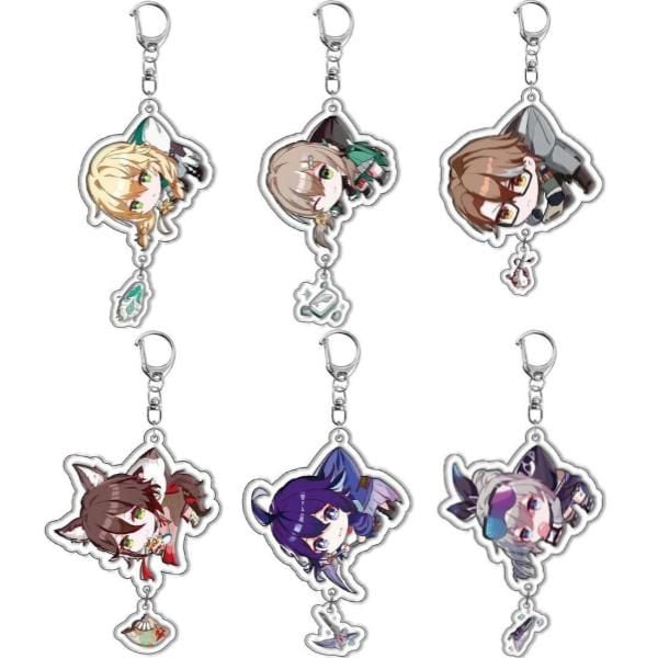 Móc khóa acrylic Honkai Star Rail kèm vũ khí cho fan Honkai Star Rail của MiHoYo HoYoVerse