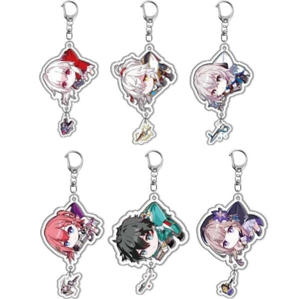  Móc khóa acrylic Honkai Star Rail kèm vũ khí Vol 3 