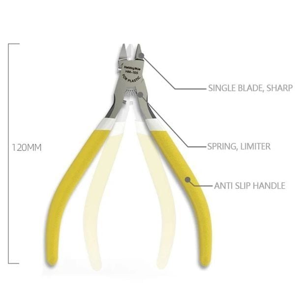  Kềm cắt mô hình Ultra Thin Single Blade HM105 - Hobby Mio 