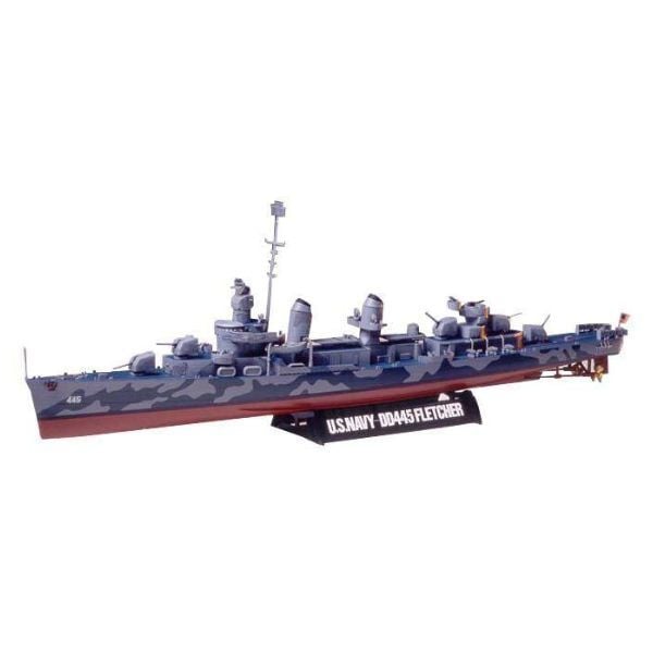  Mô Hình Tàu Khu Trục US Navy Destroyer DD445 Fletcher 1/350 - Tamiya 78012 