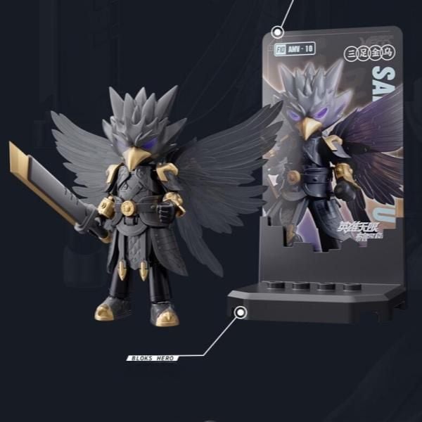  Hero Infinity Model Kit Armor Version 10 Tripedal Crow Mythical Aspect - Tam Túc Kim Ô - Blokees 85014 