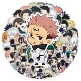  Hình dán sticker Jujutsu Kaisen tổng hợp 50 cái 