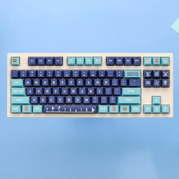  Bộ Keycap bàn phím cơ One Piece Đảo Hải Tặc PBT Full Set 120 nút 