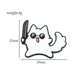  Pin cài kim loại Jujutsu Kaisen Satoru Gojo Mèo 