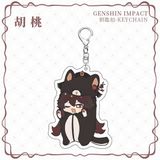  Móc khóa nhân vật Genshin Impact Pyjama Vol 1 