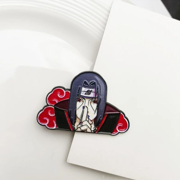  Huy hiệu Pin cài kim loại Naruto Uchiha Itachi 