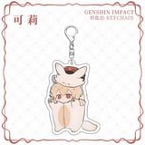  Móc khóa nhân vật Genshin Impact Pyjama Vol 1 