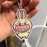  Móc khóa acrylic lắc Chiikawa miệng rộng 