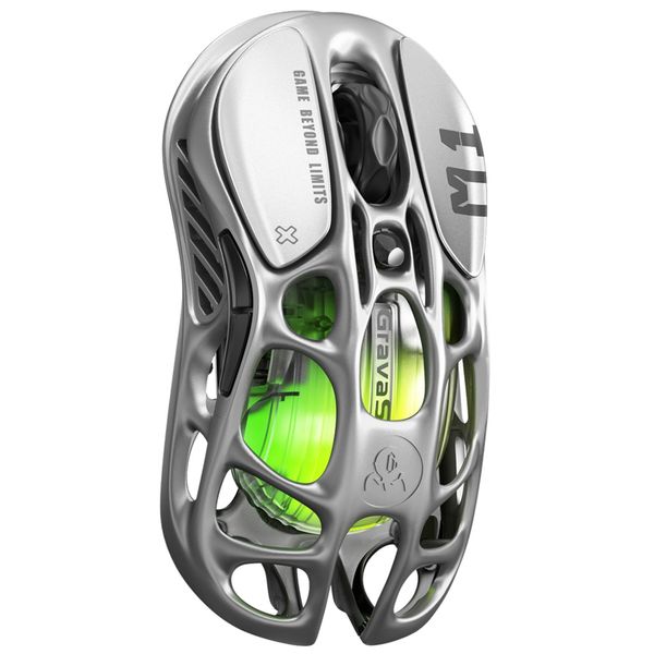 Chuột Gaming GravaStar Mercury M1 Pro Gunmetal Gray Game & Hobby