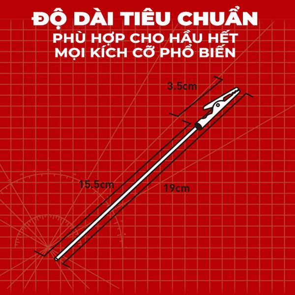  Hộp 20 cây kẹp cá sấu sơn mô hình - Hobby Mio 