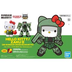Hello Kitty / Zaku II (SD Gundam Cross Silhouette) - Mô hình chính hãng Bandai