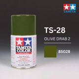  Sơn xịt mô hình Tamiya TS-28 Olive Drab 2 - 85028 