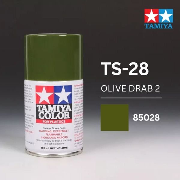  Sơn xịt mô hình Tamiya TS-28 Olive Drab 2 - 85028 