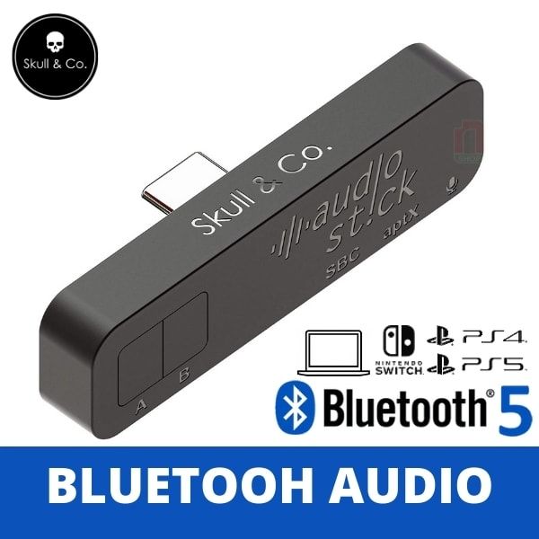  Audio Bluetooth Adapter Skull & Co Nintendo Switch PS5 