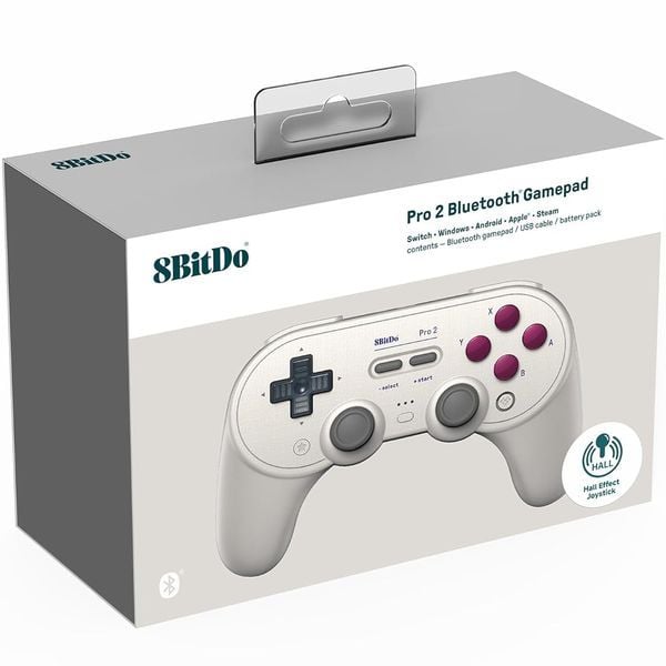 Tay cầm 8BitDo Pro 2 Bluetooth Gamepad G Classic Edition - Hall Effect joysticks chính hãng chất lượng tốt thiết kế đẹp mắt