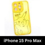  Ốp lưng Pokemon Pikachu Pika cao cấp cho iPhone 15/Plus/Pro/Pro Max 