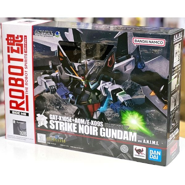  The Robot Spirits SIDE MS GAT-X105E + AQM/E-X09S Strike Noir Gundam ver. A.N.I.M.E. 