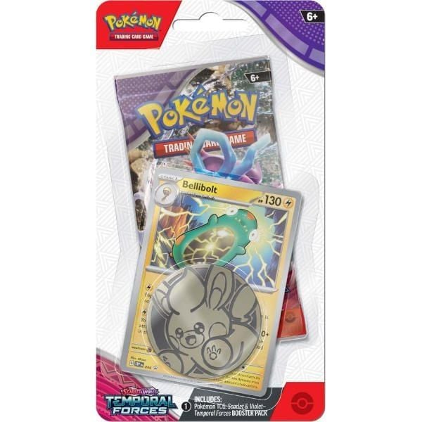  PP44CB Thẻ bài Pokemon TCG SV05 Temporal Forces Checklane Blister tiếng Anh 
