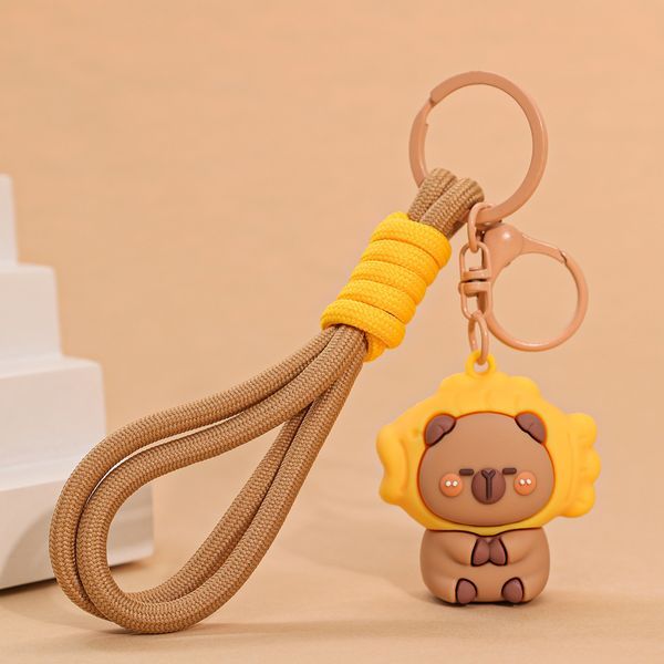  Móc khóa mô hình chuột lang nước Capybara 