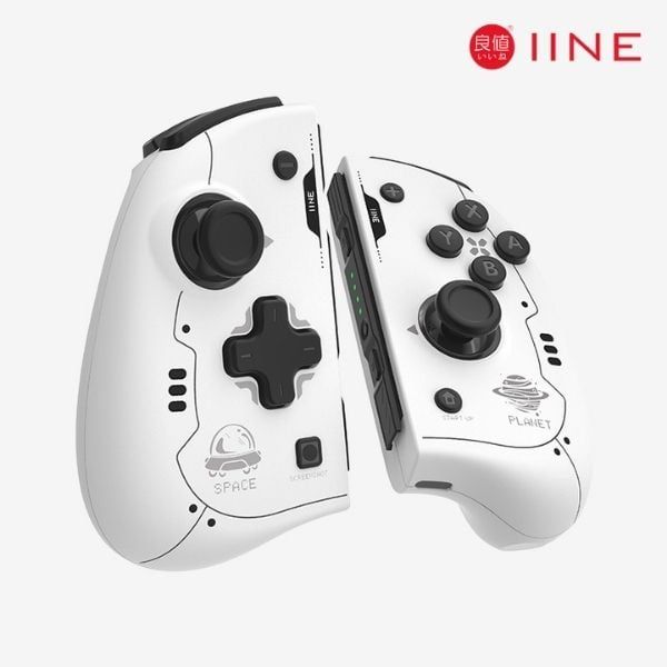 Tay cầm IINE Split Pad Pro Joy-con cho Nintendo Switch - Space White chính hãng giá rẻ