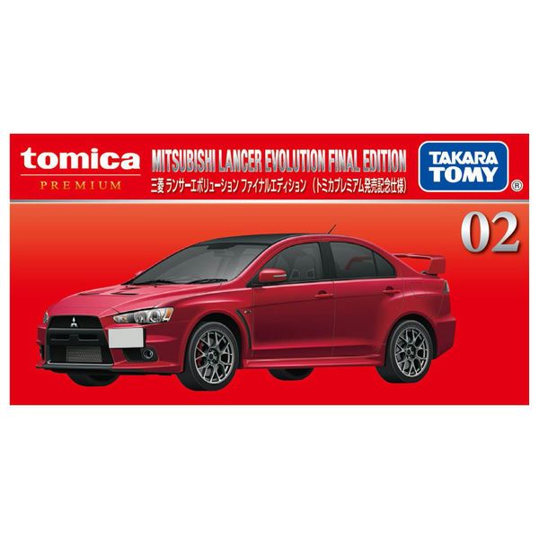  Tomica Premium 02 Mitsubishi Lancer Evolution Final Edition - First Special Specification 