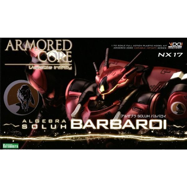 Mô hình lắp ráp Algebra Soluh Barbaroi Armored Core Variable Infinity - Kotobukiya VI072X chính hãng chất lượng tốt tạo dáng đẹp mắt đa dạng ấn tượng