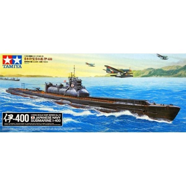  Mô hình tàu ngầm Japanese Navy Submarine I-400 1/350 - Tamiya 78019 