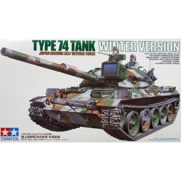  JGSDF Type 74 Tank Winter Version 1/35 - Mô hình Tamiya 35168 