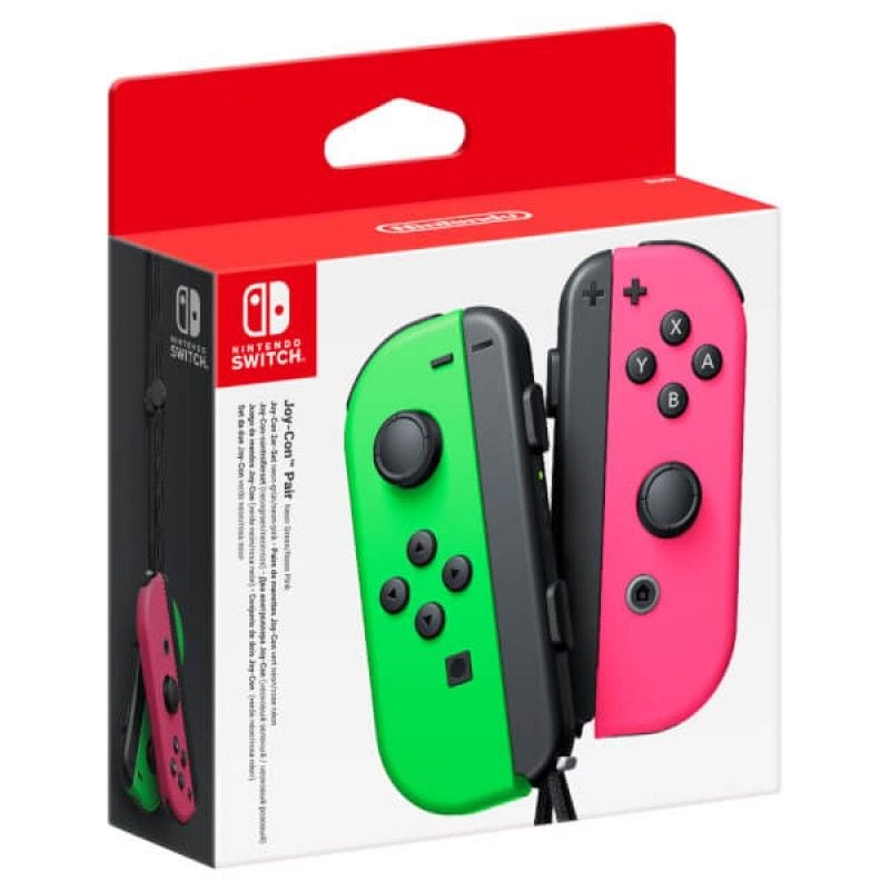  NINTENDO SWITCH JOY-CON CONTROLLER SET (NEON GREEN + NEON PINK) 