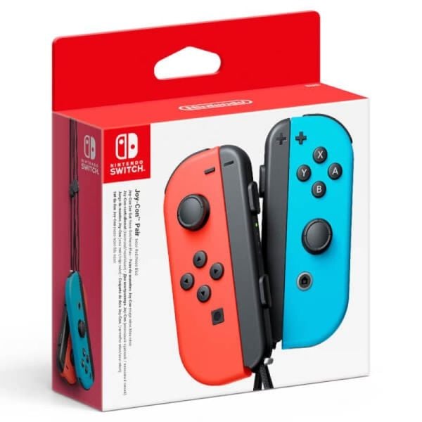 NINTENDO SWITCH JOY-CON CONTROLLER SET (NEON RED + NEON BLUE)