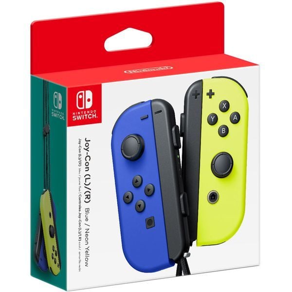 Joy-Con Controller Set (Blue + Neon Yellow) cho Nintendo Switch chính hãng