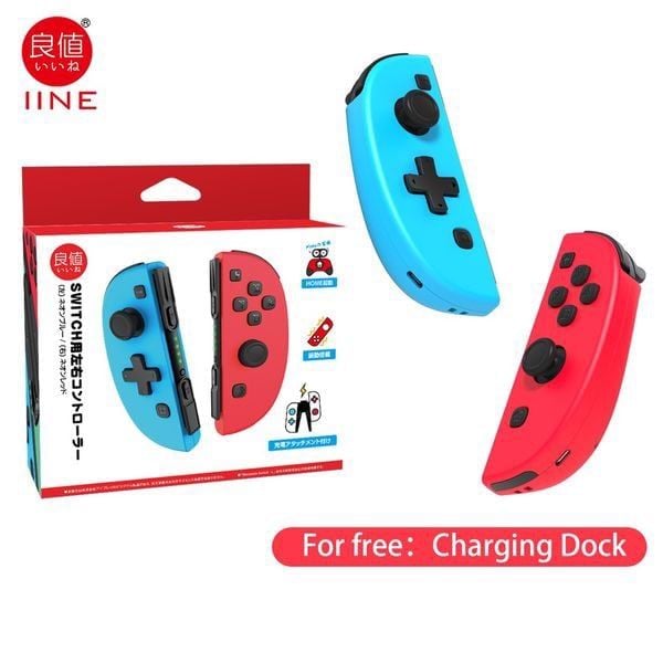  Joy-con IINE cho Nintendo Switch - Neon Red Blue V2 