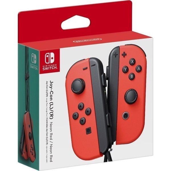  Nintendo Switch Joy-Con Controller Set (Neon Red) 