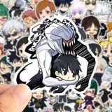  Hình dán sticker Jujutsu Kaisen tổng hợp 50 cái 