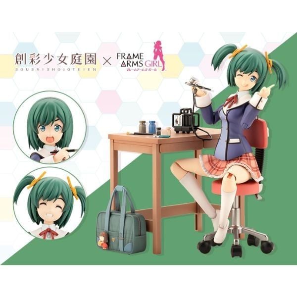 Mô hình lắp ráp Bukiko Kotobuki Wakaba Girls High School Winter Clothes Modelers Edition Kotobukiya JK038 dễ thương chất lượng tốt chi tiết đẹp mắt tạo dáng đa dạng thú vị