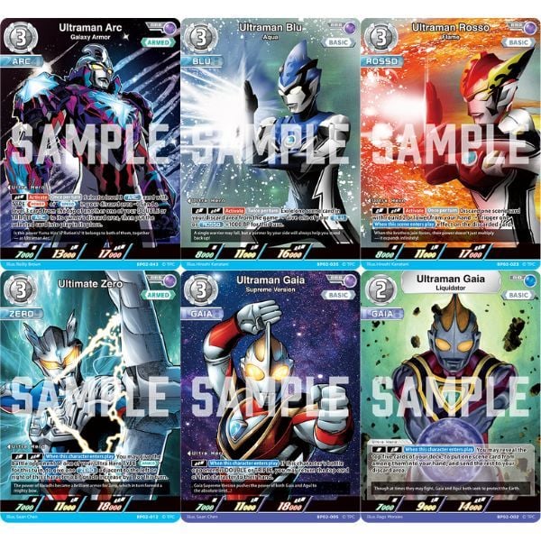  Ultraman Card Game Booster Pack Vortex of Crimson and Azure BP02 
