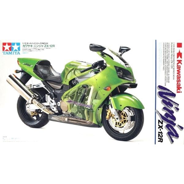 Mô hình xe Kawasaki Ninja ZX-12R 1/12 Tamiya 14084 chính hãng