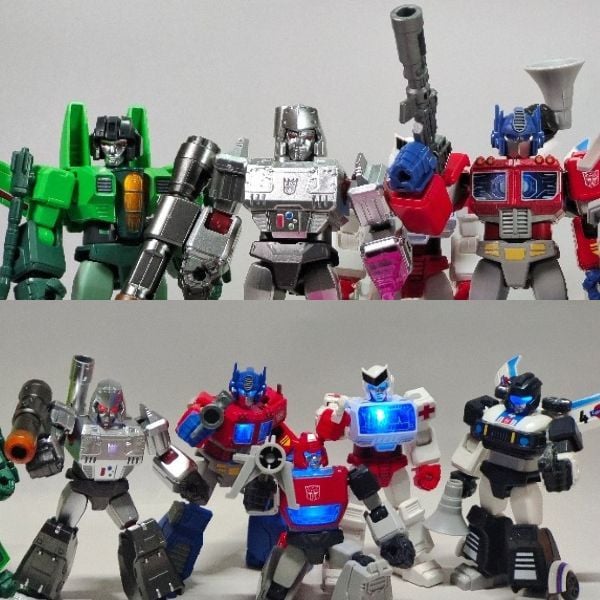  Transformers Luminous Eyes & Chest Shining Version 01 Shining attack Blind Box Figures - Blokees 71121 